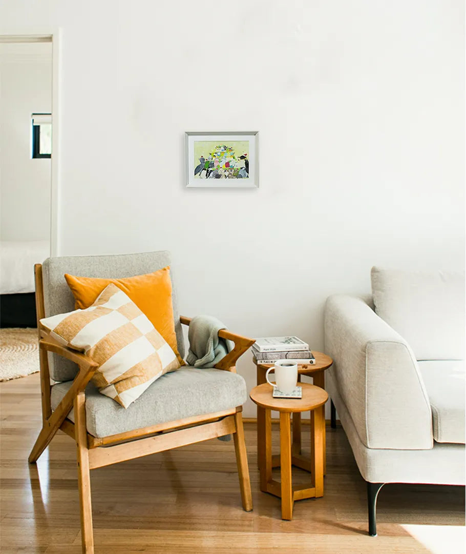 小鳥たちと動物たちのクリスマスツリー